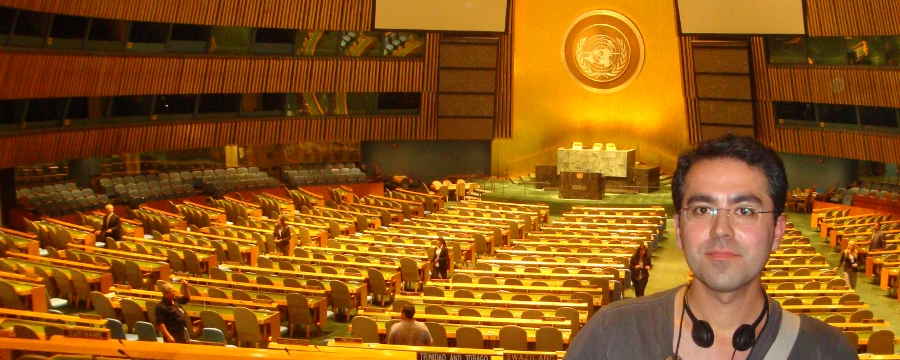 Amir Azarbakht at United Nations New York